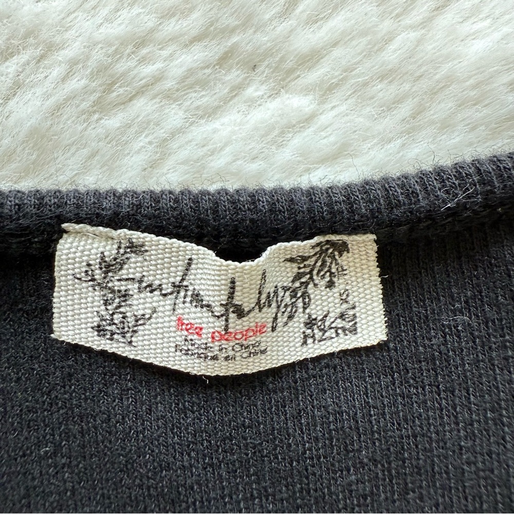 Free People women black bodysuit size XS - Picture 4 of 6